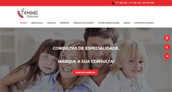 Desktop Screenshot of clinicafeminis.com